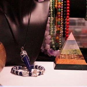 lapis Lazuli bracelet set